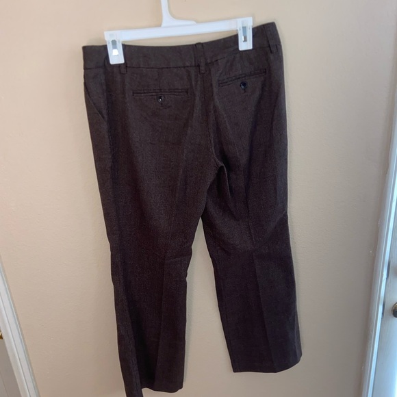 y2k vintage fashion trousers high waisted slacks brown formal indie dress pants - Picture 4 of 13